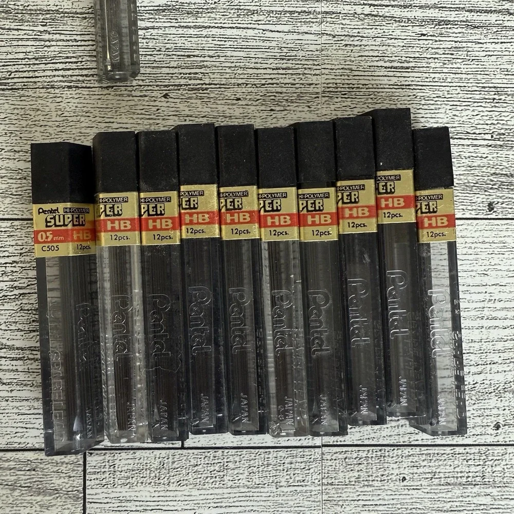Lead Refills Super Hi Polymer Large Lot 47 Pentel Tubes + 3 Staedtler‎ Tubes